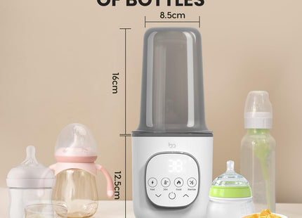 Fermometer Baby Bottle Warmer – 8-in-1 Fast Heating & Steriliser with Timer