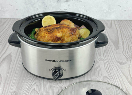 Hamilton Beach The Comfort Cook 3.5L Slow Cooker – Silver