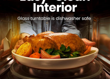 Chefman 20L 800W Digital Microwave Oven with Mirror Finish with Cosmetic Dent