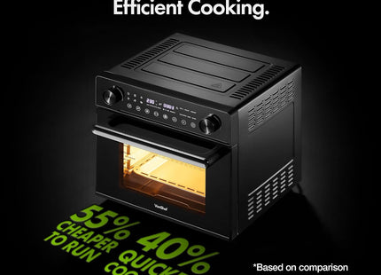 VonShef 18L Air Fryer Oven – 14-in-1 Digital Convection Oven with Rotisserie, 1500W