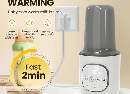 Fermometer Baby Bottle Warmer – 8-in-1 Fast Heating & Steriliser with Timer