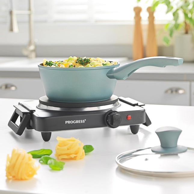 Progress Single Electric Hot Plate – Portable Tabletop Cooker, 1500W - Used