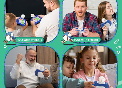 Handheld Game Console for Kids – Light-Up Pop Game with 999 Levels