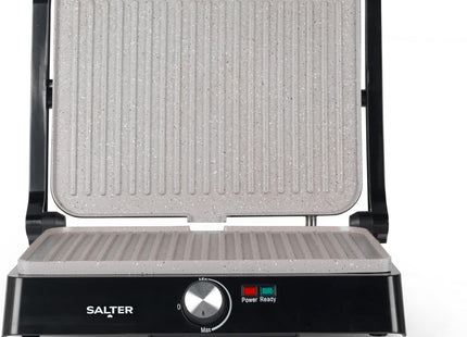 Salter Marblestone Health Grill & Panini Maker 2200W – XL Fold-Out Grill