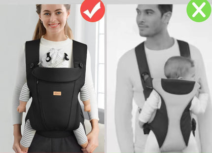 CUBY Baby Carrier – Front & Back Breathable Carrier