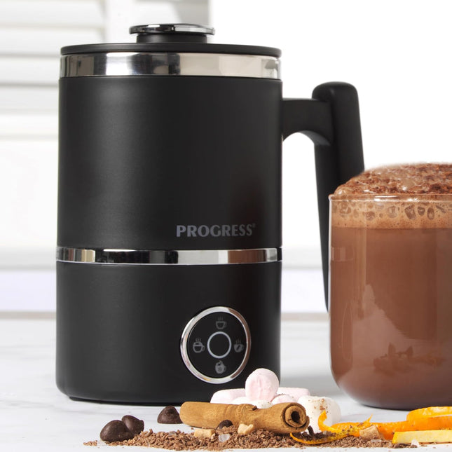 Progress Chocoluxe Milk Frother – 4-in-1 Hot Chocolate Maker, 300ml, 400W