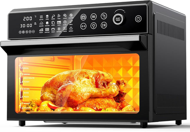 Cookwise 30L Air Fryer Oven – 18-in-1 Digital Air Fryer with Dual Cook Function