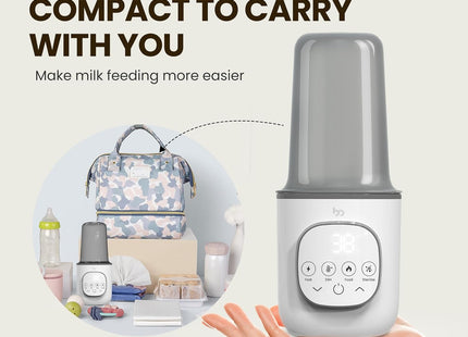 Fermometer Baby Bottle Warmer – 8-in-1 Fast Heating & Steriliser with Timer
