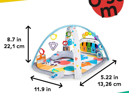 Baby Einstein 4-in-1 Kickin’ Tunes Play Gym – Activity Mat with Piano & Sensory Toys