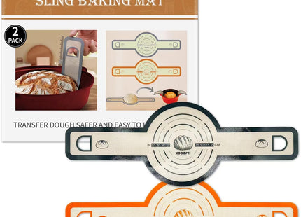 ECOOPTS 2× Silicone Bread Sling for Dutch Oven – Non-Stick