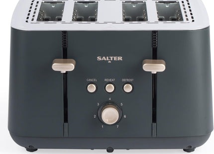 Salter Marino 4-Slice Toaster – 7 Browning Levels, Defrost & Reheat, 1850W