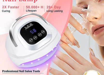 LKE UV Gel Nail Lamp 268W – 60 LED Professional Nail Dryer - Used