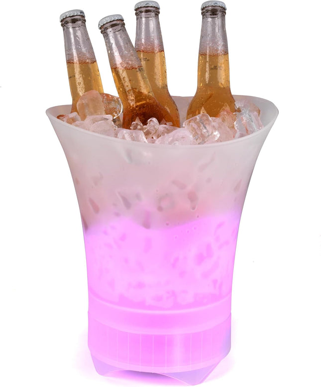INTEMPO Ice Bucket Bluetooth Speaker – LED Party Speaker & Drinks Cooler