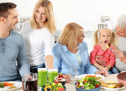 Ulrikco 7-Piece Unbreakable Plastic Bowls Set – Colorful 655ml Lightweight