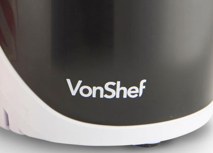 VonShef Popcorn Maker – 1200W Hot Air Popcorn Machine, Oil-Free Snack Maker with One Touch Operation & 6 Retro Boxes – Black