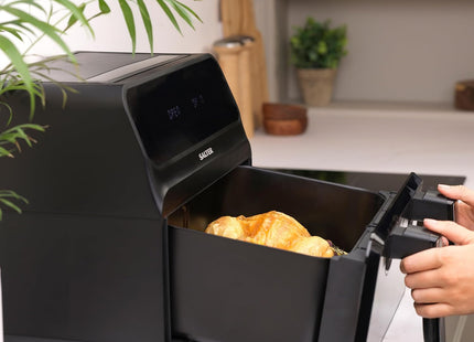 Salter Fuzion Dual Air Fryer – 8L XL Capacity with Removable Divider, 1700W
