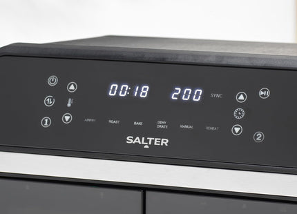 Salter XL Air Fryer Oven – 15L Dual Zone with Rotisserie, 2300W - Used