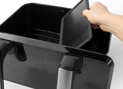 Salter Fuzion Dual Air Fryer – 8L XL Capacity with Removable Divider, 1700W