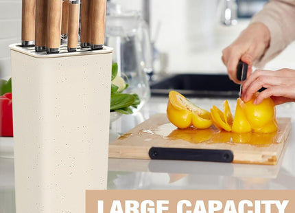 NEWE Universal Knife Block Holder –  with Detachable Easy-Clean Design
