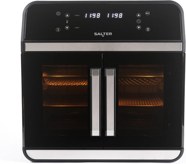 Salter XL Air Fryer Oven – 15L Dual Zone with Rotisserie, 2300W - Used