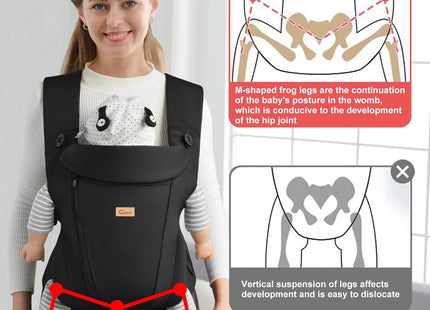 CUBY Baby Carrier – Front & Back Breathable Carrier