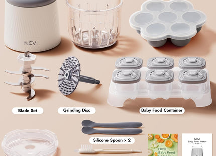NCVI Baby Food Processor Set – Mini Baby Food Maker