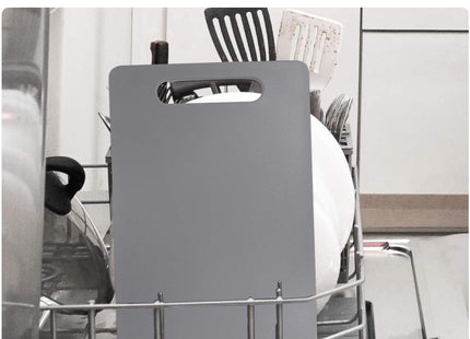 Fotouzy Plastic Utility Cutting Board with Handle – BPA-Free, Durable & Dishwasher Safe