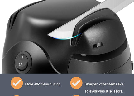 VonShef Electric Knife Sharpener – Scissor Sharpener with Screwdriver Groove