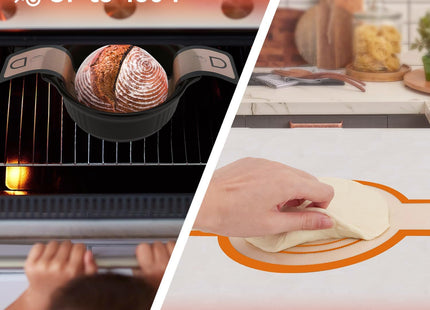 ECOOPTS 2× Silicone Bread Sling for Dutch Oven – Non-Stick