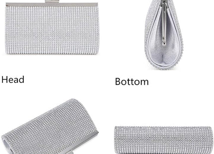 Rhinestone Clutch Bag – Women’s Crystal Evening Purse