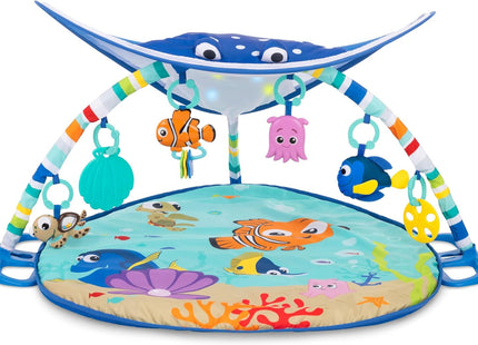 Bright Starts Disney Baby Finding Nemo Activity Gym – Ocean Lights Play Mat with Music