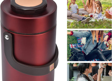 Fulaijia 3-Tier Stainless Steel Thermal Lunch Box for Hot/Cold Meals – 2300ml