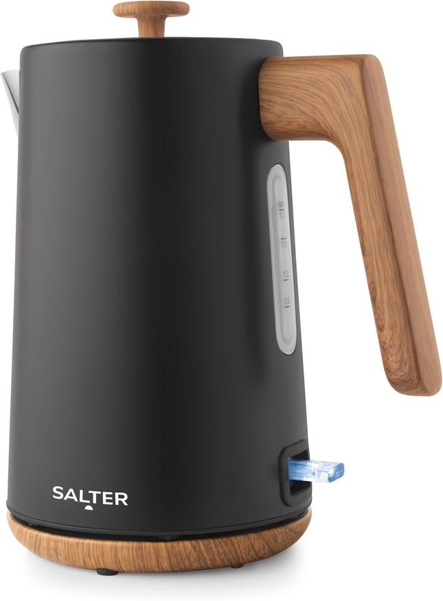 Salter Toronto Electric Kettle – 1.7L Rapid Boil 3kW, Matt Black - Used