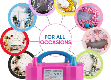 Electric Balloon Pump – Dual Nozzle 600W Balloon Inflator