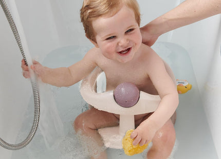 Bebeconfort 360° Swivel Bath Seat – Beige (6–12 Months) Child Bath Support Seat