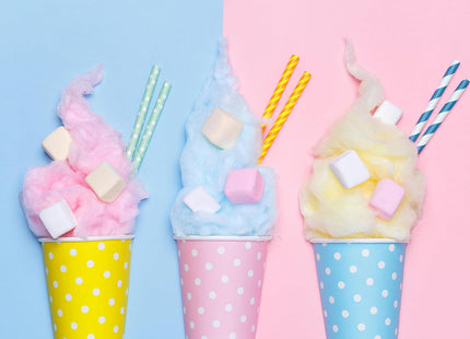 Giles & Posner EK2641 Candy Floss Maker – Retro Cotton Candy Machine, Blue