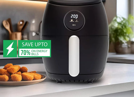 Belaco 2L Digital Air Fryer – Rapid Air Cooking with Timer & Adjustable Temperature
