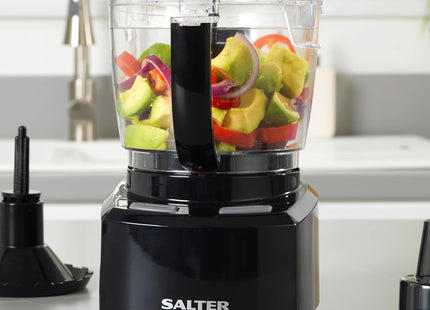 Salter EK3171 Compact Prep Pro Mini Food Processor – 1L, 200W, Black