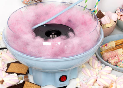 Giles & Posner EK2641 Candy Floss Maker – Retro Cotton Candy Machine, Blue
