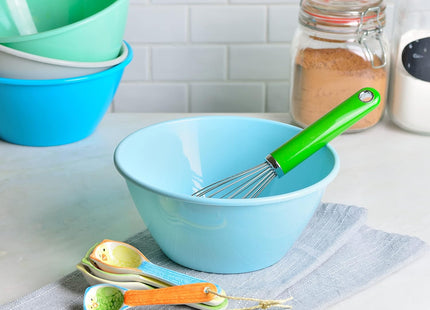 Youngever 9-Pack Large 1500ml Plastic Bowls – Coastal Colours