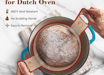 DOQAUS Banneton Bread Proofing Basket Set – 10-Piece Silicone Sourdough Kit with Oval & Round Baskets, Baking Mats, Scrapers, Lame & Whisk – Dishwasher & Oven Safe