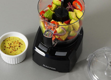 Salter EK3171 Compact Prep Pro Mini Food Processor – 1L, 200W, Black