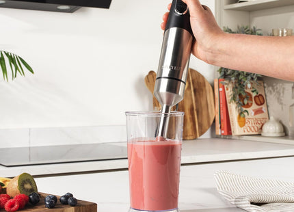 Salter Electric Hand Blender 1500W with 700ml Beaker, Black - Used