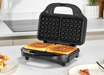 Salter 4-In-1 Snack Maker – Toastie, Waffle, Panini & Omelette Maker, 900W
