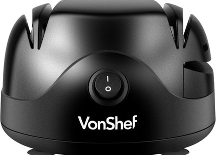 VonShef Electric Knife Sharpener – Scissor Sharpener with Screwdriver Groove