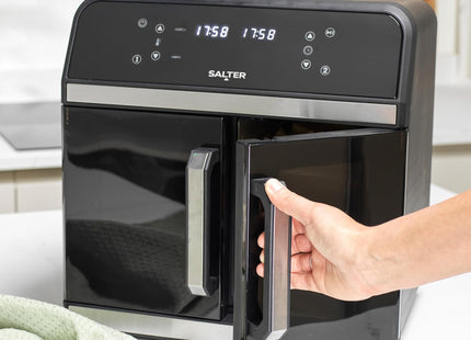 Salter XL Air Fryer Oven – 15L Dual Zone with Rotisserie, 2300W - Used