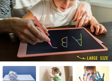 Richgv 14-Inch LCD Writing Tablet Pad for Kids – Portable, Pink