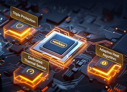 VonHaus 11 Fin Oil Filled Radiator with Timer – 2500W Electric Heater, Black