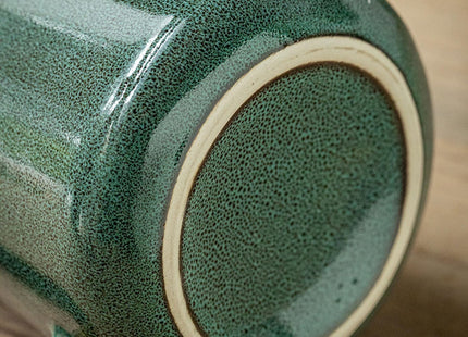 Cteahrow Large 24oz/700ml Ceramic Coffee Mug with Handle – Green