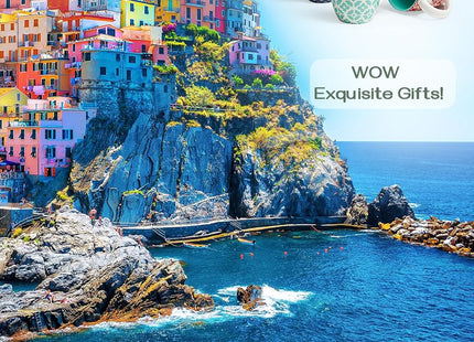 DOWAN Ceramic Coffee Mugs Set, 19oz/560ml Ceramic, Multicolor – 6 Piece